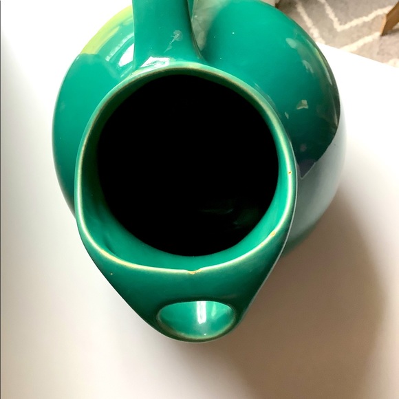 Old dark sea foam green fiesta pitcher! - Picture 3 of 4